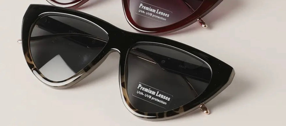 Retro Triangle Shape Cat
Eye Sunglasses