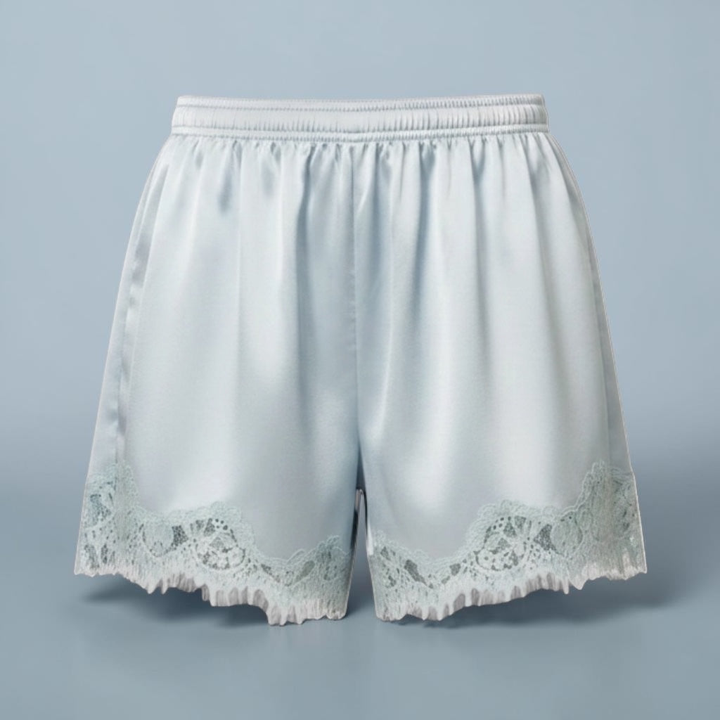 Satin Lace Shorts