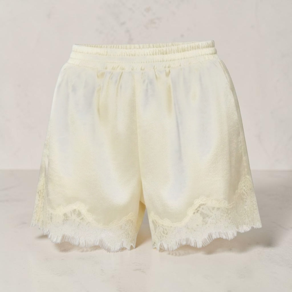 Satin Lace Shorts