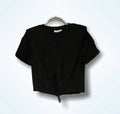 Shoulder Pad Tie Shirt