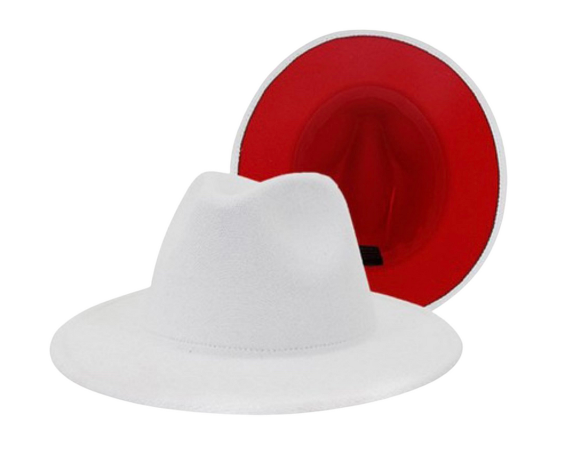 Red Bottom Boss Fedora