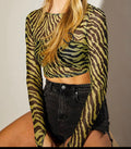 Mesh Crop Top