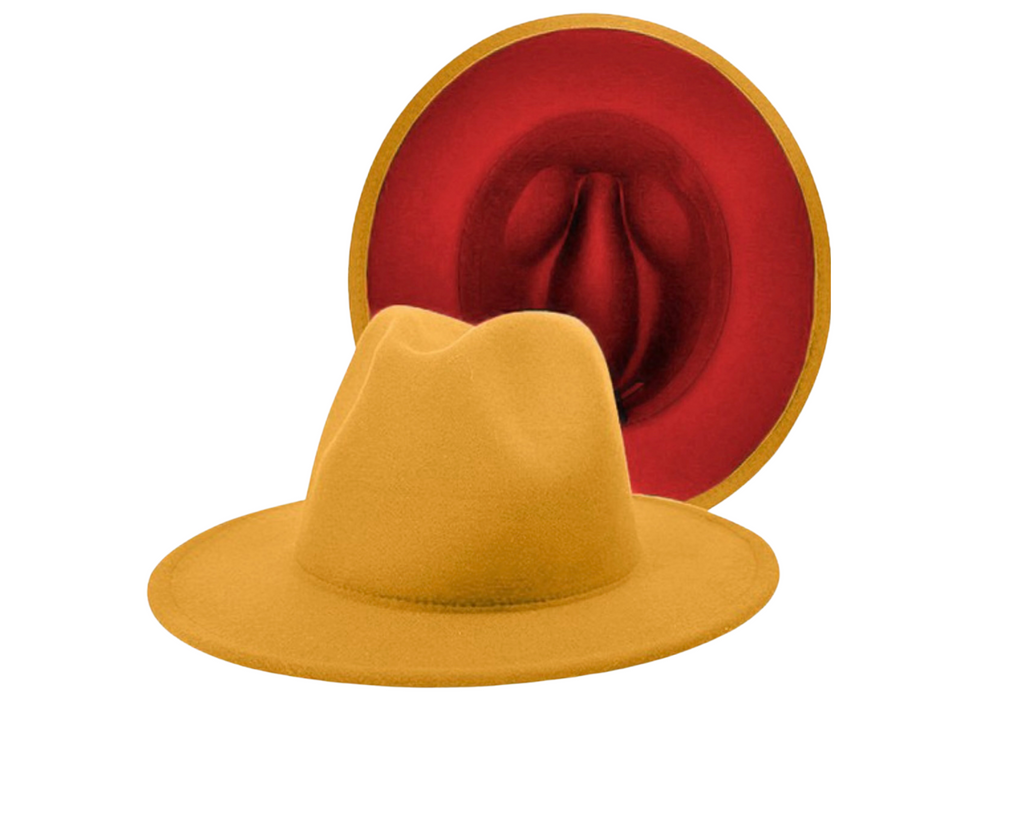 Red Bottom Boss Fedora