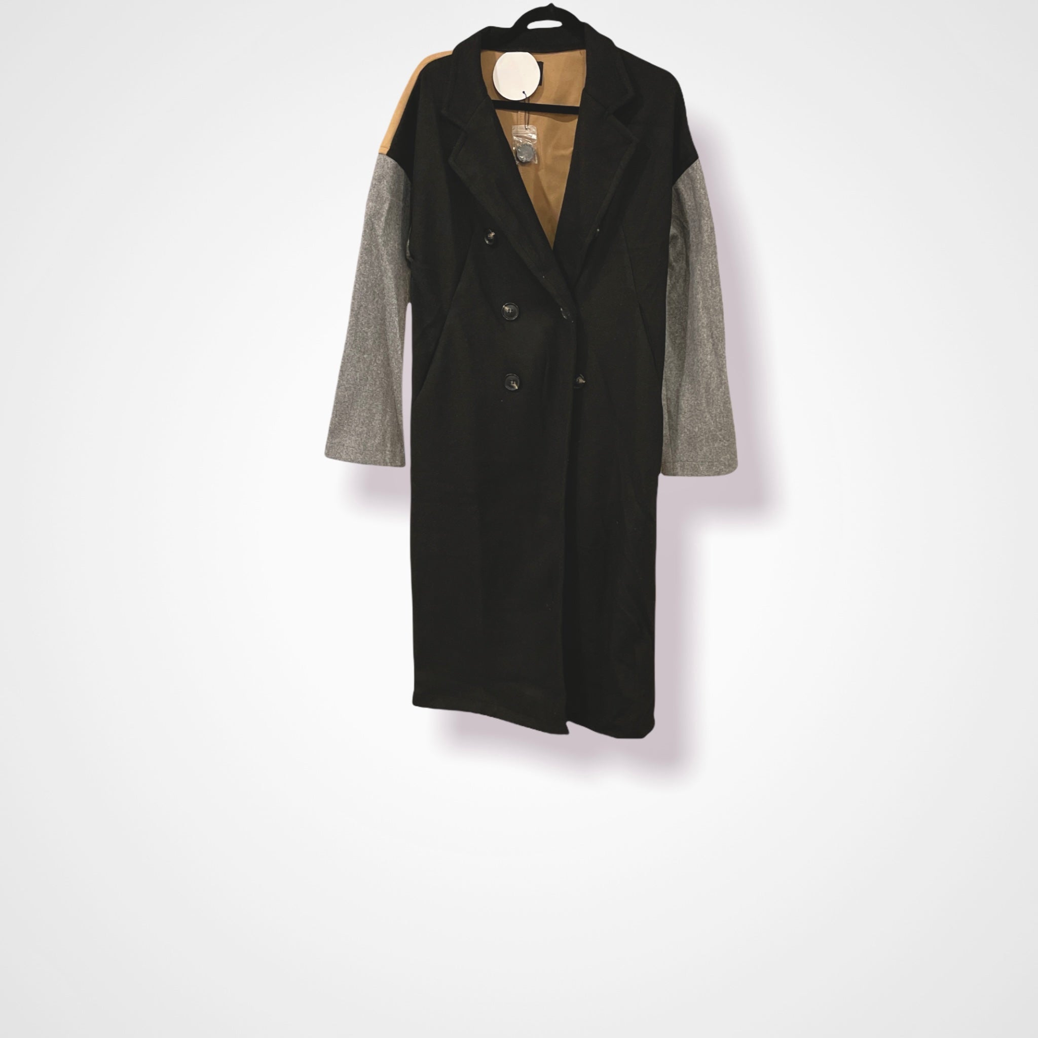 Long Color Block Jacket