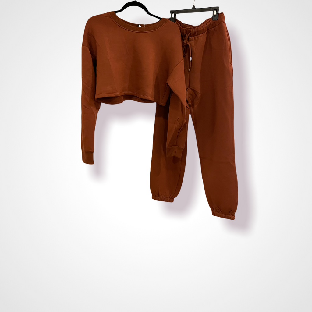 Cropped Jogger Set